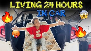 Living 24 Hours in Car 🚗😱So Hot In Summer🥵Family Vlog Ep 195  Samayra Narula [upl. by Adia]