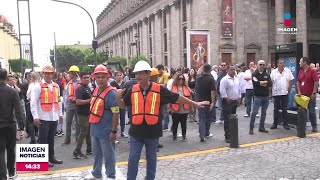 Participación masiva durante el macro simulacro en GDL  Noticias GDL con Fabiola Anaya [upl. by Vizza]