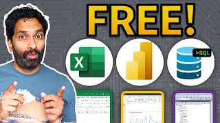 How to get Excel amp MS Office for FREE Power BI  SQL too [upl. by Clower576]