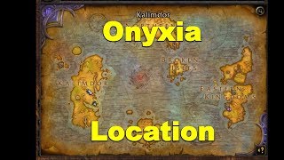 Onyxias Lair Location amp Entrance  World of Warcraft Legion [upl. by Festa]