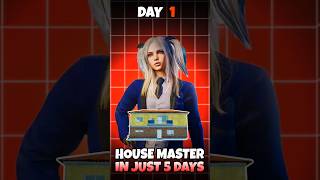 House Master In 5 Days✅ Day1 bgmi pubgtricks newtrick challenge shorts viralshort viral fyp [upl. by Nalro]