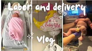 LABOR AND DELIVERY VLOG  induced at 39 weeks  8lb baby [upl. by Schnapp978]