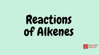 GCSE Reactions of Alkenes [upl. by Nylahsoj]