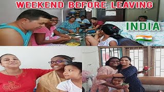 WEEKEND before We leave INDIA Bimbo Cornejo Vlogs [upl. by Enella]