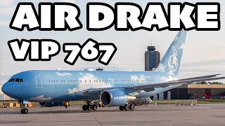 Drake gets MAD AT ME while boarding Air Drake Boeing 767200ER B762 departing Montreal [upl. by Ynafit]