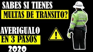 ✔como SABER si tienes MULTAS de TRANSITO PAPELETAS en 3 PASOS2020✔BIEN EXPLICADO [upl. by Elamef41]