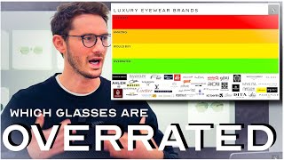 The Luxury Glasses TIER LIST 50 of the Worlds BEST Frame Brands [upl. by Haimes]