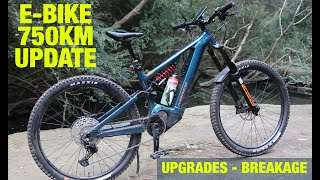 EBike 750km Update  2022 Norco Range VLT  Upgrades  Fitness  Whats Broken [upl. by Farrish967]