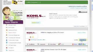 How To Use Kohls Coupon Codes [upl. by Nnovahs]