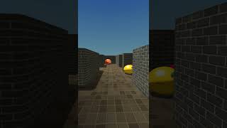 Pacman 3d shorts 3d animation pacman3d cartoon [upl. by Ativel]