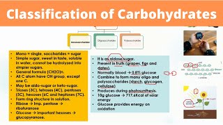 Classification of Carbohydrates  Structure and Function with Examples  Biological Molecules [upl. by Luapsemaj]