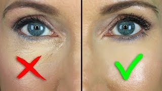 How to STOP Under Eye Concealer Creasing Mature Skin [upl. by Oiratno613]