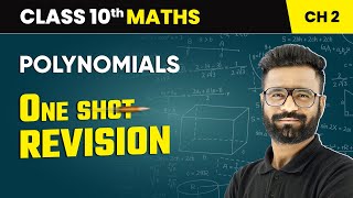 Polynomials  One Shot Revision  Class 10 Maths Chapter 2  CBSE 202425 oneshotrevision [upl. by Yhtomit333]