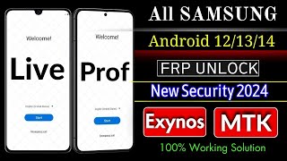 Samsung Frp Bypass 2024  Android 121314  New Security 2024  Factory Reset Protection Bypass [upl. by Bonner]