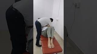 Shoulder amp dorsal spine pain treatment by chiropractor shortsvideo chiropractor ytshorts shorts [upl. by Arym]