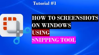 Mastering Screenshots on Windows A StepbyStep Guide Using Snipping Tool on Windows [upl. by Ambert439]