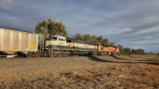 BNSF Coal Train with an Executive Mac [upl. by Mcferren]