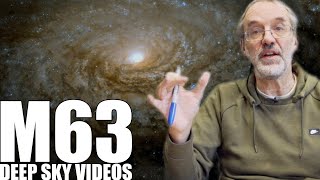 M63  Sunflower Galaxy  Deep Sky Videos [upl. by Arlinda]