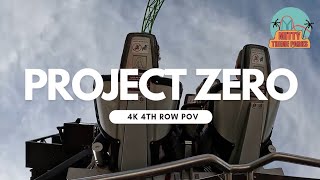 Project Zero 4th Row POV  Gumbuya World Victoria Australia  On Ride 4K Point Of View [upl. by Elsilrac]