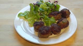 Meatballs beef mince cumin amp coriander How to make recipe [upl. by Ahsilahk508]