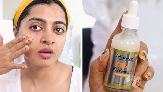 Garnier Vitamin C Serum  Review amp How to Use  Green Science [upl. by Leahcimrej]