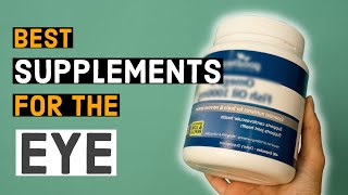 Best supplements for the eyes  Optometrist Explains [upl. by Adnamal47]