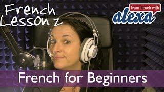 Learn French With Alexa Polidoro Free French Lesson 2 [upl. by Faden]