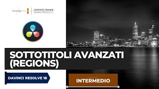 Sottotitoli Avanzati Regions  Davinci Resolve 18  ITA [upl. by Breena]