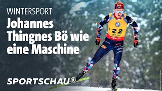 Biathlon Kühn Dritter in Antholz WeltcupDebüt für Riethmüller  Sportschau [upl. by Anaela951]