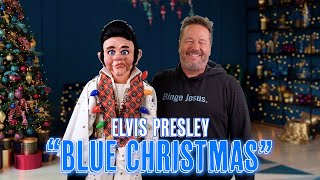 Wow Ventriloquist Terry Fator sings Elvis Presleys quotBlue Christmasquot [upl. by Elison]