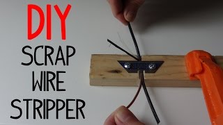 Simple DIY Wire Stripper for Scrapping [upl. by Ralyt179]