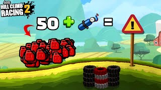 50 Fuels  Fuel Booster  ☠ ⚠️ Hill Climb Racing 2 [upl. by Fidele]