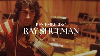 Remembering Raymond Shulman [upl. by Eidoj572]