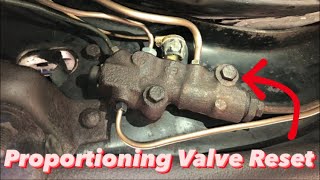 GM Proportioning Valve Reset [upl. by Reinhardt222]