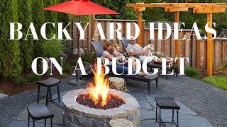 Low Cost Backyard Ideas [upl. by Namyl747]