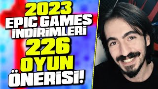 2023 EPIC GAMES YILBAŞI İNDİRİMLERİ 226 OYUN ÖNERİSİ ve 3 İNDİRİM KUPONU [upl. by Ecnaralc]