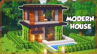 TOP 3 How to Build Modern Houses in Minecraft [upl. by Syned]