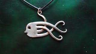 Forged Fish Necklaces in Nickel Silver [upl. by Alien]