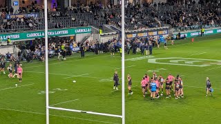 Panthers v Eels  Round 23 2024  Nathan Cleary practice goal kick prematch warmup [upl. by Eelnayr93]