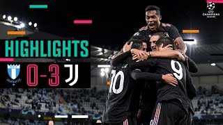 Malmö 03 Juventus  Alex SandroDybala amp Morata Secure away Win  Champions League Highlights [upl. by Epstein154]