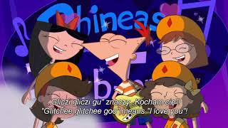 FHD PL Phineas and Ferb  Gitchee Gitchee Goo S02E11 Polish extended version w lyrics amp tr [upl. by Ettelrahc77]