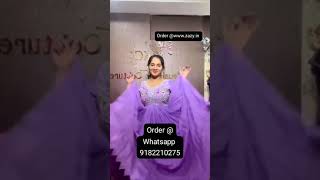 Georgette Gown fashion reels dussehra gown fashionstyle trendingreels trendingsong [upl. by Eseerahs596]