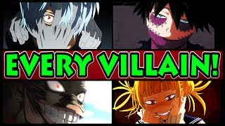 EVERY VILLAIN EXPLAINED My Hero Academia  Boku no Hero Academia All Villains and Their Quirks [upl. by Higginbotham]