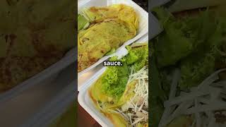 Review of Vietnamese specialty dishes Review Banh Xeo from Vietnamese eaten shorts [upl. by Kariv851]