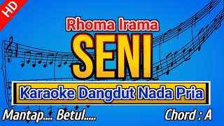 SENI KARAOKE  Rhoma Irama  Nada Pria [upl. by Cordalia379]