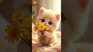 So cute 🥺❤️ cutebabycatscutecutecatshortsviralcatsloversshortsfeedshortsyoutubeanimalshorts [upl. by Blumenthal]