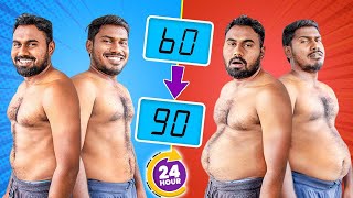 Who Can Gain Most Weight in 24 Hours Challenge  Fit To Fat  Mad Brothers [upl. by Benilda]