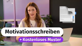 Motivationsschreiben erstellen ✍️ Aufbau Inhalt Beispiele für Deine Bewerbung [upl. by Allicerp]