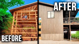 2 YEAR TIMELAPSE Young Couple Builds OFFGRID Home start to finish [upl. by Aicak205]