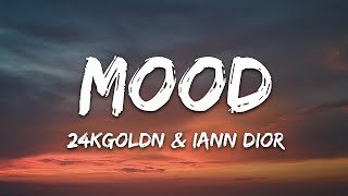 24kGoldn  Mood ft iann dior  Original Performed Karaoke [upl. by Anayt886]